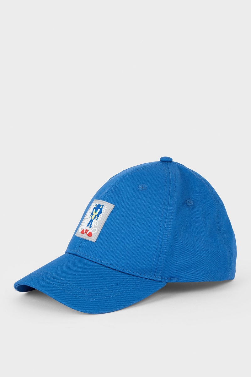 DeFacto Blue Boy Boy Sonic The Hedgedog: Modern Cotton Cap Casual - Image 1